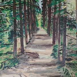 Sérénité! - Lac Édouard
 Huile (18x36) 250.00$