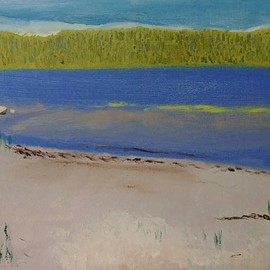 Douces couleurs 
en temps orageux - Edouard - Huile (12x36) 235.00$