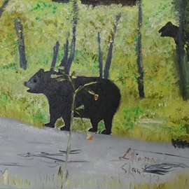 L’ours du parc
Huile (18x24) 235.00$
