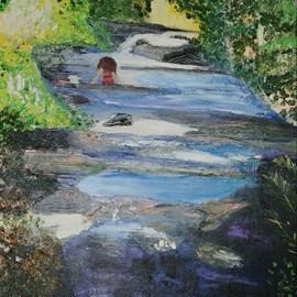 Zen chez Bouchard
 Huile (15x30) 235.00$