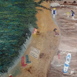 La déesse Wapi!
 Huile (18x36) 235.00$