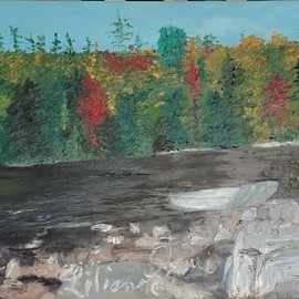 Chaloupe d'un jour sombre
 Huile (22x28) 300.00$