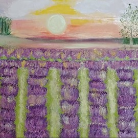 Entre ciel et terre - Passion lavande
 Huile (18x72) 450.00$