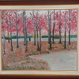 Parc Beaudoin en rouge
Huile (16x20) encadré 295.00$