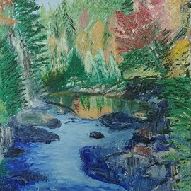 Bleu comme le ciel
Huile (16x20) 175.00$