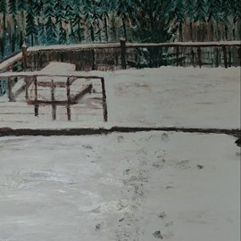 Récréation à St-Mathieu
Huile (24x48) 300.00$