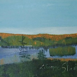 Un des secrets du sentier de la falaise
 Huile (24x48) 375.00$