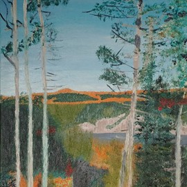 Un parfait ton orangé
Huile (18x36) 275.00$